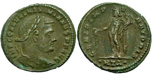 1 Follis Empire romain (27BC-395) Bronze Maximien Galère (260-311)