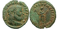 1 Follis Roman Empire (27BC-395) Bronze Maximianus (250-310)