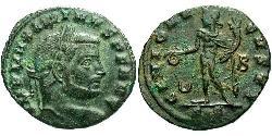 1 Follis Roman Empire (27BC-395) Bronze Maximinus II (270 - 313)