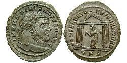 1 Follis Roman Empire (27BC-395) Bronze Maximianus (250-310)