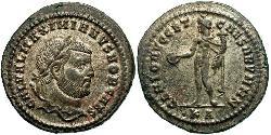 1 Follis Roman Empire (27BC-395) Bronze Galerius Maximianus (260-311)