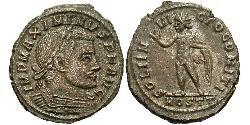 1 Follis Roman Empire (27BC-395) Bronze Maximinus II (270 - 313)