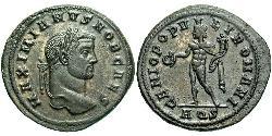 1 Follis Roman Empire (27BC-395) Bronze Galerius Maximianus (260-311)