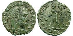 1 Follis Roman Empire (27BC-395) Bronze Galerius Maximianus (260-311)