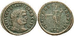 1 Follis Roman Empire (27BC-395) Bronze Constantine I (272 - 337)