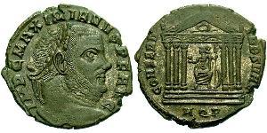 1 Follis Roman Empire (27BC-395) Bronze Maximianus (250-310)