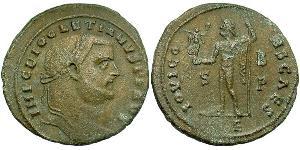 1 Follis Roman Empire (27BC-395) Bronze Diocletian (244-311)