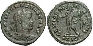 1 Follis Roman Empire (27BC-395) Bronze Galerius Maximianus (260-311)