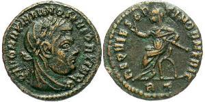 1 Follis Roman Empire (27BC-395) Bronze Maximianus (250-310)