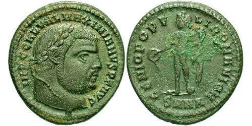 1 Follis Roman Empire (27BC-395) Bronze Galerius Maximianus (260-311)