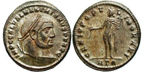 1 Follis Roman Empire (27BC-395) Bronze Galerius Maximianus (260-311)