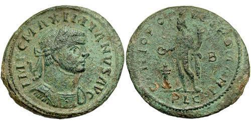 1 Follis Roman Empire (27BC-395) Bronze Maximianus (250-310)