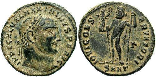 1 Follis Roman Empire (27BC-395) Bronze Maximinus II (270 - 313)