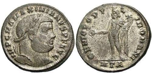 1 Follis Roman Empire (27BC-395) Bronze Maximianus (250-310)