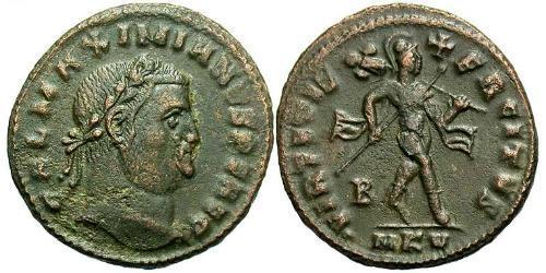 1 Follis Roman Empire (27BC-395) Bronze Galerius Maximianus (260-311)