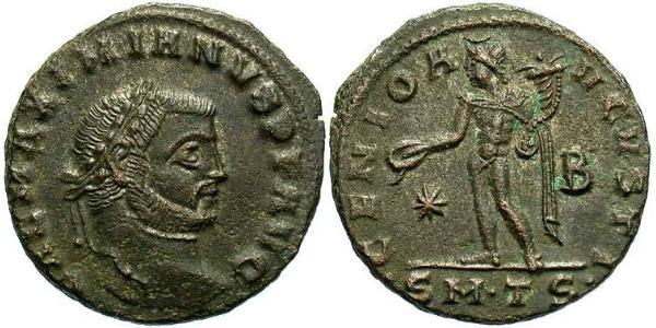 1 Follis Roman Empire (27BC-395) Bronze Galerius Maximianus (260-311)