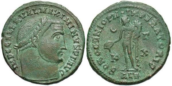 1 Follis Roman Empire (27BC-395) Bronze Maximinus II (270 - 313)