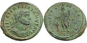 1 Follis Römische Kaiserzeit (27BC-395) Bronze Maximianus (250-310)