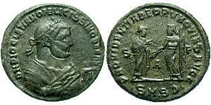 1 Follis Römische Kaiserzeit (27BC-395) Bronze Diocletian (244-311)