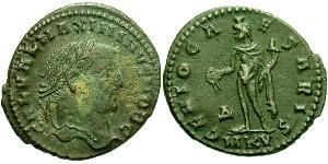1 Follis Römische Kaiserzeit (27BC-395) Bronze Maximinus II (270 - 313)