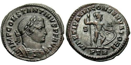 1 Follis Römische Kaiserzeit (27BC-395) Bronze Konstantin I (272 - 337)