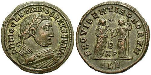 1 Follis Römische Kaiserzeit (27BC-395) Bronze Diocletian (244-311)