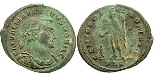 1 Follis Römische Kaiserzeit (27BC-395) Bronze Maximinus II (270 - 313)