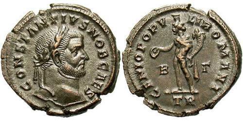 1 Follis Römische Kaiserzeit (27BC-395) Bronze Konstantin I (272 - 337)