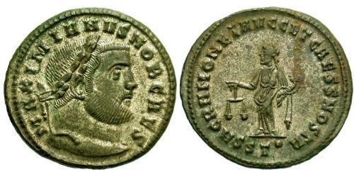 1 Follis Römische Kaiserzeit (27BC-395) Bronze Galerius Maximianus (260-311)
