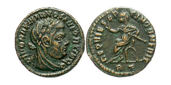 1 Follis Römische Kaiserzeit (27BC-395) Bronze Maximianus (250-310)