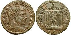 1 Follis Western Roman Empire (285-476) Bronze Maxentius (278-312)