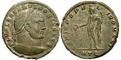 1 Follis Western Roman Empire (285-476) Bronze Severus II (?- 307)