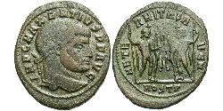 1 Follis Western Roman Empire (285-476) Bronze Maxentius (278-312)