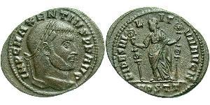 1 Follis Western Roman Empire (285-476) Bronze Maxentius (278-312)