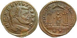 1 Follis Western Roman Empire (285-476) Bronze Maxentius (278-312)