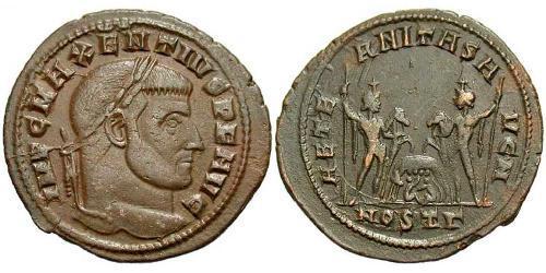 1 Follis Western Roman Empire (285-476) Bronze Maxentius (278-312)