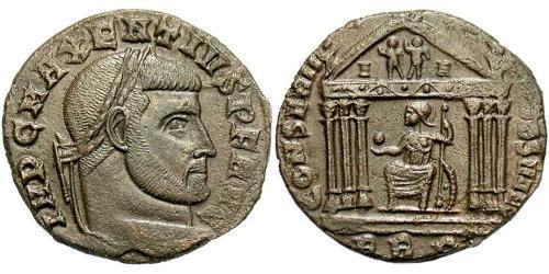 1 Follis Western Roman Empire (285-476) Bronze Maxentius (278-312)