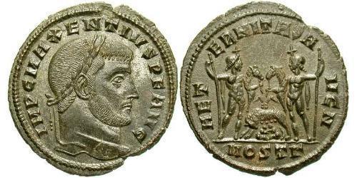 1 Follis Western Roman Empire (285-476) Bronze Maxentius (278-312)