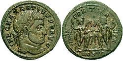 1 Follis Weströmisches Reich (285-476) Bronze Maxentius (278-312)
