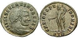 1 Follis Weströmisches Reich (285-476) Bronze Severus II (?- 307)