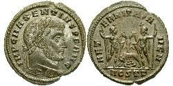 1 Follis Weströmisches Reich (285-476) Bronze Maxentius (278-312)