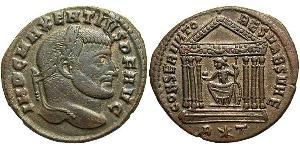 1 Follis Weströmisches Reich (285-476) Bronze Maxentius (278-312)