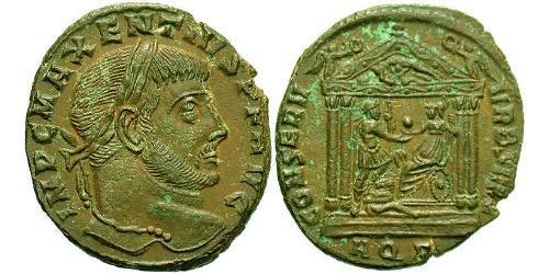 1 Follis Weströmisches Reich (285-476) Bronze Maxentius (278-312)