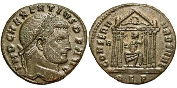 1 Follis Weströmisches Reich (285-476) Bronze Maxentius (278-312)