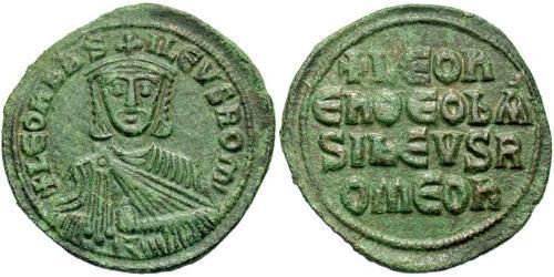 1 Follis Impero bizantino (330-1453) Bronzo Leone VI il Saggio (866-912)