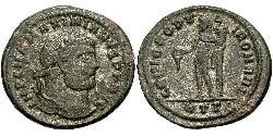 1 Follis Impero romano (27BC-395) Bronzo Massimiano (250-310)