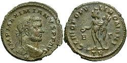 1 Follis Impero romano (27BC-395) Bronzo Massimiano (250-310)