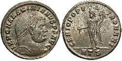 1 Follis Impero romano (27BC-395) Bronzo Massimiano (250-310)
