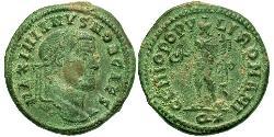 1 Follis Impero romano (27BC-395) Bronzo Galerio Massimiano (260-311)