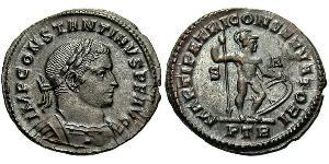 1 Follis Impero romano (27BC-395) Bronzo Costantino I (272 - 337)